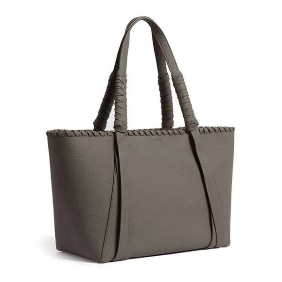 ALL SAINTS Kepi Storm Grey East West Tote Shoulder Bag  - $368. - Picture 1 of 12